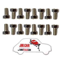 Kit 16 bulloni fissaggio cerchio ruota Fiat 500 F/L/126 1^serie